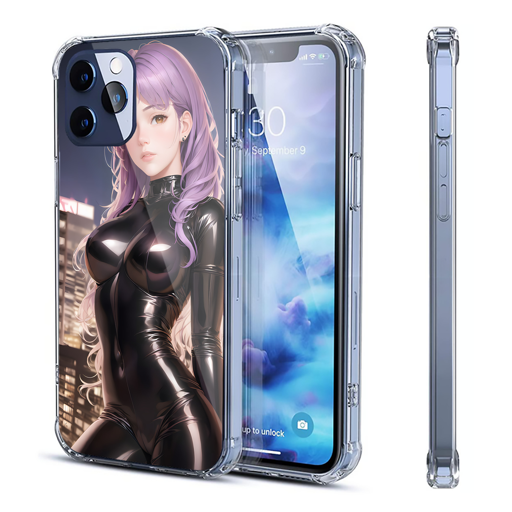 （画像用） EVA 新世紀エヴァンゲリオン 【iPhone 12シリーズ対応】透明スマホケース（クリアソフトケース）